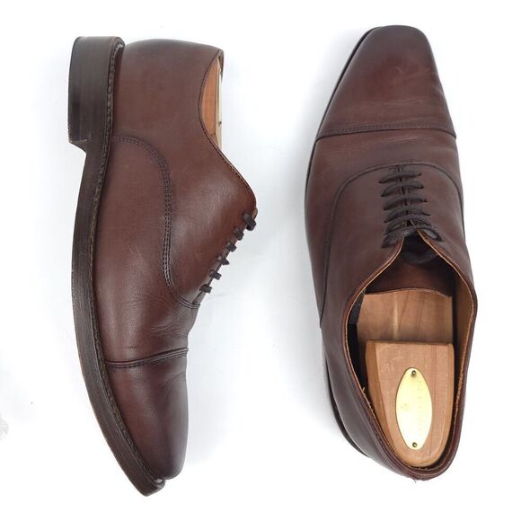 Thursday Boot Company Executive Handcrafted Oxford Dress Shoes in Brandy Men\'s 9 main image 5